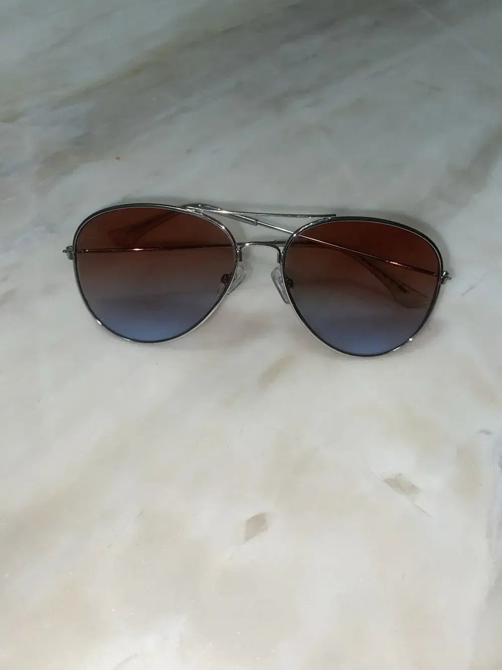 Robin Ruth Aguya Aviator Sunglasses pink blue